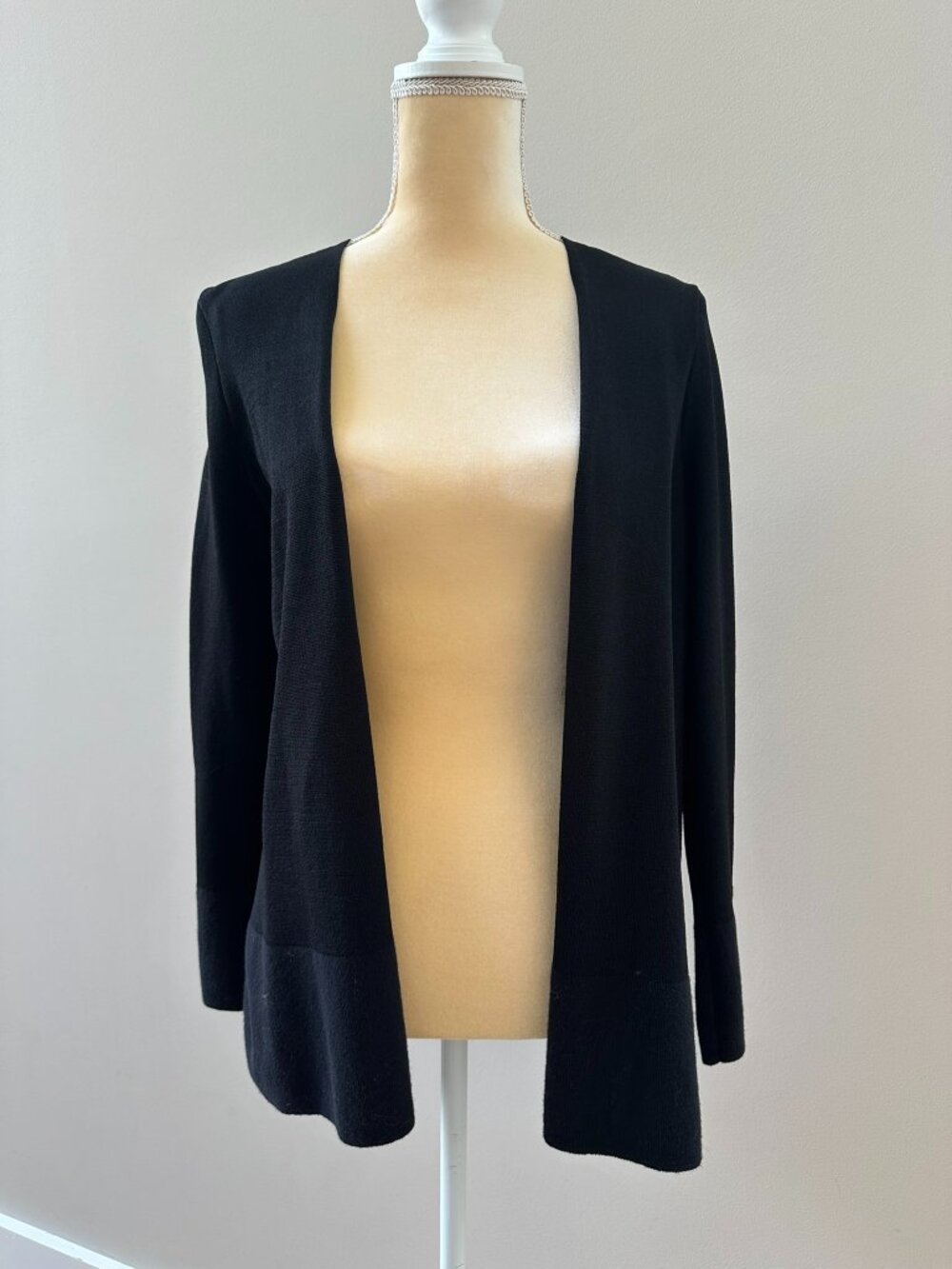 Black Open Cardigan. Size S